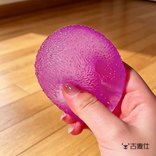 紫色糖果|squishy砂糖手作球解压玩具糖肌理感慢回弹学生髪泄神器