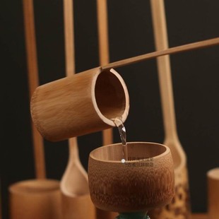 打酒提子 酒勺子 打酒器家用 小号酒吊竹子竹制水勺 酒端子