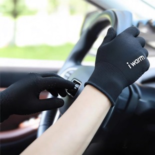 女士开车专用手套冬季加绒保暖防滑触屏驾驶手套防风抗寒开车骑行