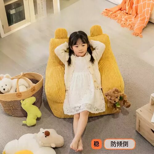 儿童沙发靠背豆袋座椅可爱卡通简约小沙发可躺可睡婴儿专用小沙发