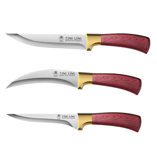 德国剔骨刀杀猪专用刀具屠夫宰猪牛羊弯刀水果刀商用卖肉剥羊皮刀