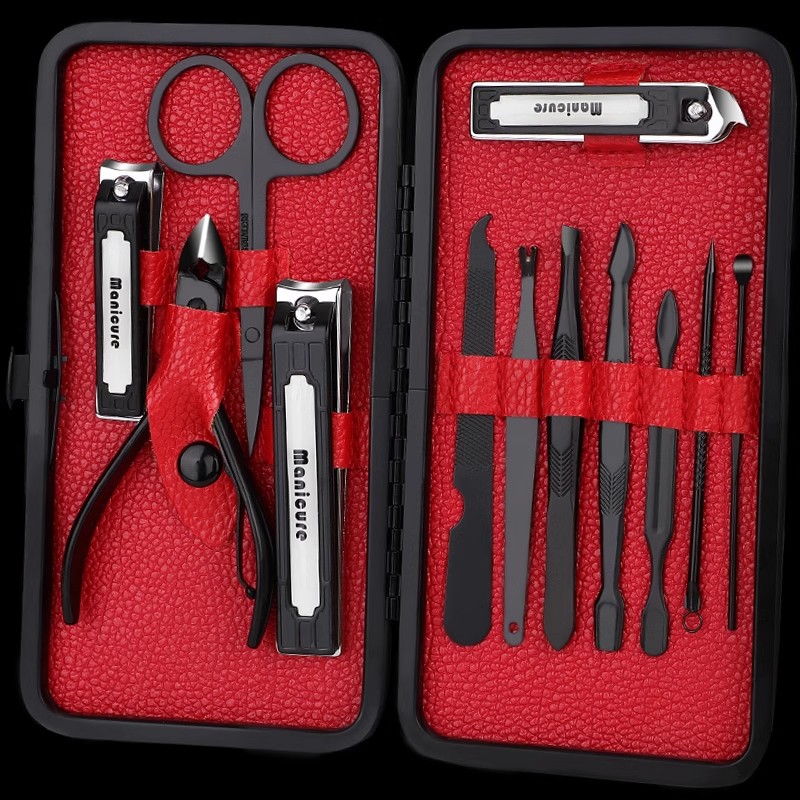 指甲剪12件套装全套家用剪指甲刀磨指甲钳高档修甲修脚神器工具