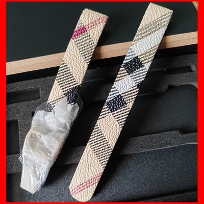 表带女款真皮格纹配件