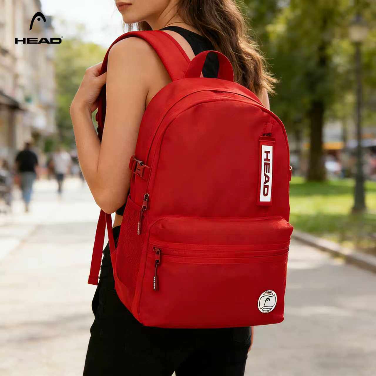 HEAD海德双肩包男女大容量休闲通勤旅行网球背包大学生书包电脑包