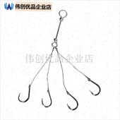 重庆千又小型爆炸钩套装 进口钓鱼钩有倒刺鲫Q鱼鲤鱼海竿钩抛竿钓