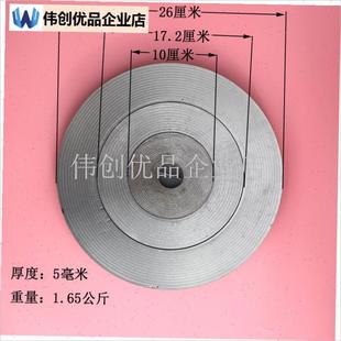 烤火炉配件中间小盖子铸铁气化B回风炉配件封火盖耐烧生铁加厚三,