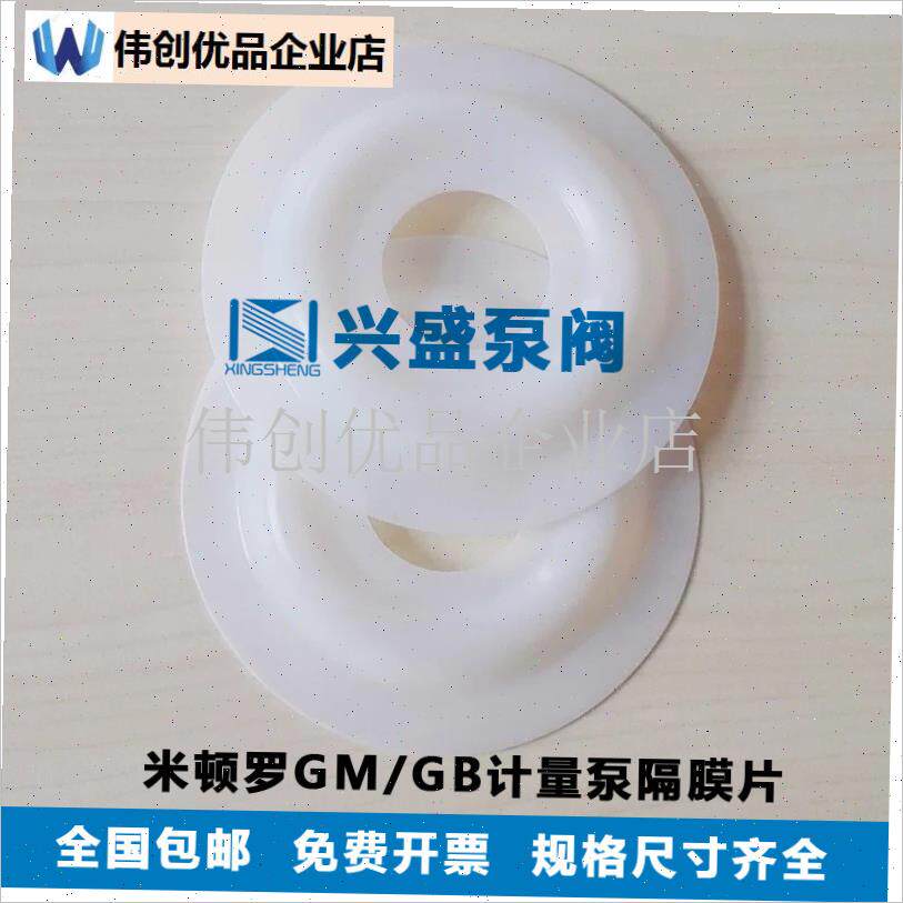 计量泵膜片GMGB系列安智迈加药泵配件O南方特氟龙PTFE隔膜,