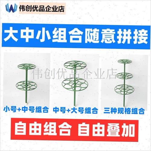 太阳花架棒棒糖造型架防倒伏花架子F多层蟹爪兰支撑杆专用植物爬,