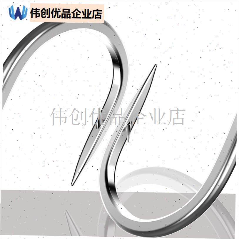黑针鲢鳙新关东j鱼钩散装正品有A倒刺湖库大物钩青鱼专用钩子盒,