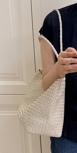 来自感同/2026新女款头层牛皮编织包法式篮子托特单肩手提大包