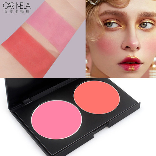 双色腮红盘卡梅拉专业彩妆戏曲