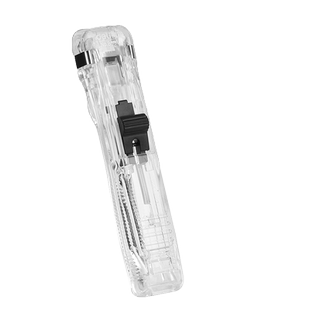 三益推夹器大号文件小夹子文具试卷夹子无痕透明高颜值ins滑滑夹多功能补充夹装订票据办公用品固定夹大中小