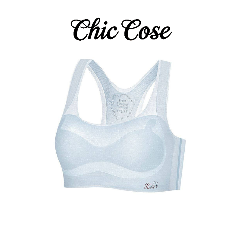 Chic Cose少女发育期初中女童内衣无痕薄款运动背心透气学生文胸
