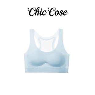 Chic Cose文胸发育期跑步背心初中生运动防震大胸少女显小内衣