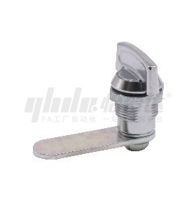 怡合达同款XBC60 中型圆柱锁 T型锁头 20系列 无锁芯 ZDC镀亮光铬