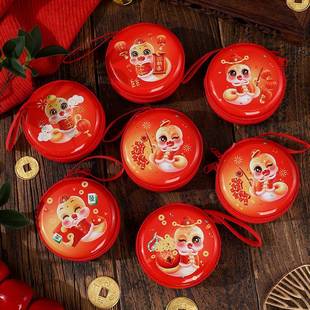 旦节日活铁动小礼品品幼儿园奖学生新年礼物 年马口零钱包儿童蛇元