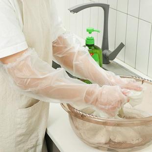 一冬次性手套加食厚餐饮品透明碗薄膜防滑洗洗衣服耐用季 加长款 女