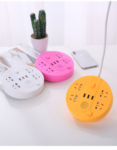 19.9元包邮 柱牛 多功能USB插座 1.8米 送爬墙贴