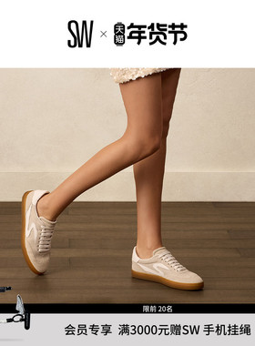 【早秋新品】SW RUNAROUND SNEAKER 平底休闲系带德训鞋运动鞋女