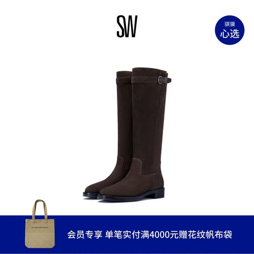 SW秋冬美拉德机车风骑士靴