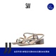 GOLDIE SANDAL Stuart 饰绑带粗低跟凉鞋 珍珠装 女 Weitzman