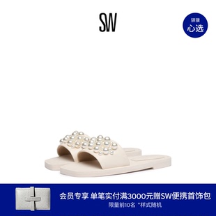 【限时礼遇】SW GOLDIE SLIDE 平底外穿拖鞋女一字拖