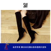 2025新款 优雅尖头细高跟及膝瘦瘦靴 BOOT STUART POWER