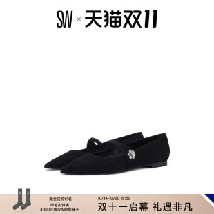 MARY JANE 水晶玛丽珍鞋 芭蕾舞单鞋 FLEUR 平底鞋 女 CRYSTAL