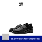 PALMER BOLD LOAFER Stuart 女JK小皮鞋 粗方跟乐福鞋 Weitzman