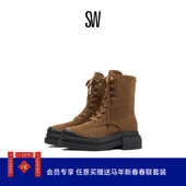 CHARLI BOOTIE LACE SPORTLIFT 2025新款 厚底圆头马丁靴