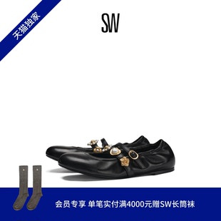 天猫独家 JANE MARY 双系带芭蕾舞玛丽珍平底鞋 SOCHARMING