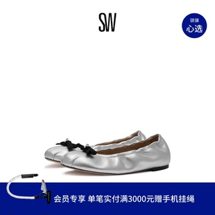 PEARL 玛丽珍平底单鞋 BOW 圆头蝴蝶结芭蕾鞋 女 BALLET