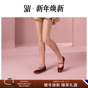 BALLET FLAT 春夏新款 饰平底芭蕾舞鞋 PEARL 复古珍珠装 女 ARI