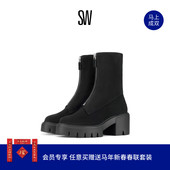 Weitzman 厚底时装 ZIP Stuart 2025新款 SOHO BOOTIE 靴短靴女
