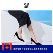 Weitzman 尖头优雅细跟高跟鞋 Stuart ANNY 经典 浅口单鞋 女