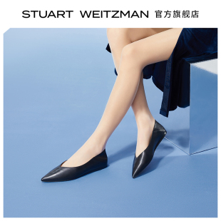 单鞋 HARLEY 女芭蕾舞鞋 尖头平底鞋 FLAT Weitzman Stuart 夏季