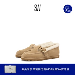 圆头玛丽珍平底鞋 女 JANE MARY DAKOTA SHEARLING