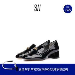 WYLIE 学院风优雅高跟中口乐福鞋 LOAFER LOGO