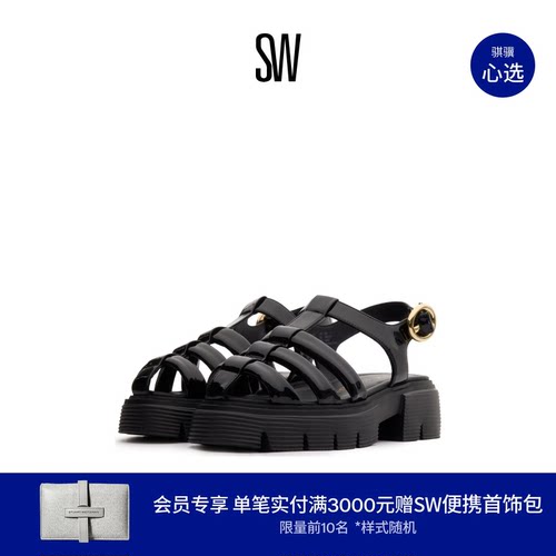SW24新款罗马休闲度假风厚底凉鞋