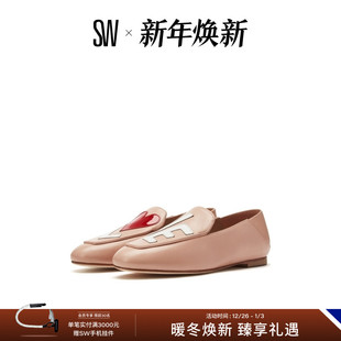 夏季 LOAFER 时尚 印花圆头平底单鞋 女 乐福鞋 LOVESTRUCK