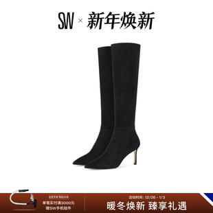 ZIP KNEE HIGH 秋冬尖头长筒靴女骑士靴 BOOT AVENUE
