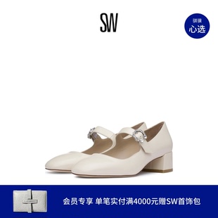 JANE MARY GATSBY 水晶搭扣玛丽珍鞋 女高跟鞋