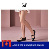 夏季 新品 GATSBY 水晶搭扣两穿折叠玛丽珍鞋 芭蕾舞单鞋