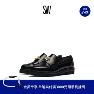 YORKE 学院风粗跟乐福鞋 制服鞋 Stuart 女小皮鞋 Weitzman