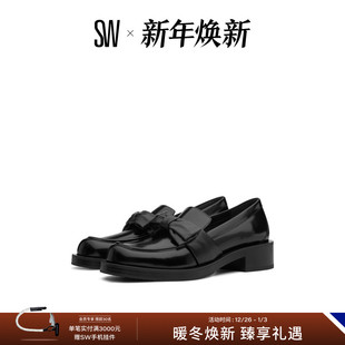 LOAFER BOLD 蝴蝶结粗跟乐福鞋 女小皮鞋 制服鞋 SOFIA