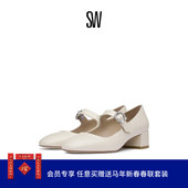 女高跟鞋 夏季 JANE 新品 MARY 水晶搭扣玛丽珍鞋 GATSBY