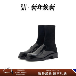 BOOTIE LOAFER BOLD 秋冬乐福瘦瘦靴袜靴女短靴女 5050