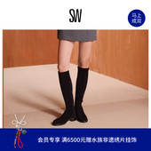 秋冬新品 BOOT GISELE HIGH 5050 KNEE 低跟拼接长筒靴女