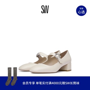 JANE MARY 水晶搭扣玛丽珍鞋 女高跟鞋 GATSBY