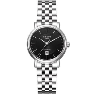 Tissot天梭卡森臻我系列机械机芯钢带女表瑞士时尚轻奢女士手表